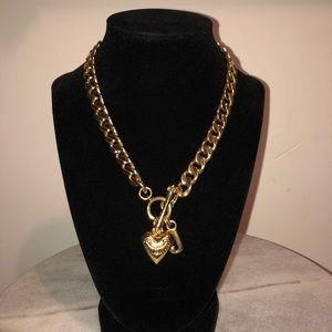 🌕 Juicy Couture gold tone necklace w/accents